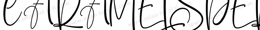 CARAMELSPERSONALUSE Regular字体转换